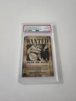 One Piece OP09-093 Emperors in the New World Sp Marshall.D.Teach Wanted PSA 10 - Image 1