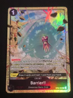 Barrier!!(Premium Card Collection-Best Selection Vol.2-) One Piece Promotion - Image 1