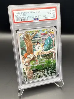 Meowth 192/SV-P Sv-P Promotional Cards Holo (Japanese) PSA 10 Gem Mint SD Genera - Image 1