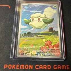 Cottonee 090/086 White Flare Full Art Ultra Rare Holo Pokemon Card NM - Image 1