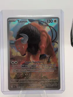 Pokemon TCG Tauros 096/086 Chaos Rising IR Ilustration Rare Card - NM PACK FRESH - Image 1