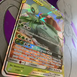 Pokemon TCG Celebi & Venusaur GX Holo Ultra Rare Card Team Up 1/181 NM/M - Image 4