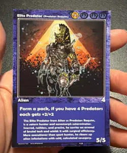 Official Scarefest TCG Trading Card Game Elite Predator (Predator: Requiem) 2025 - Image 2