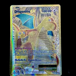 Pokemon TCG Dragonite EX Full Art Ultra Rare Holo Card Evolutions 106/108 XY - Image 1