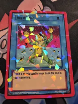 Ward Trading Card Game #128/150 Generation 2 Holographic Frog Of Fortune - Image 1
