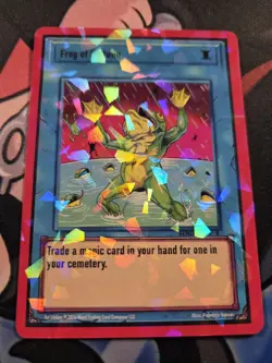 Ward Trading Card Game #128/150 Generation 2 Holographic Frog Of Fortune - Image 2