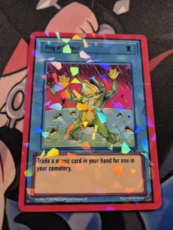 Ward Trading Card Game #128/150 Generation 2 Holographic Frog Of Fortune - Image 3