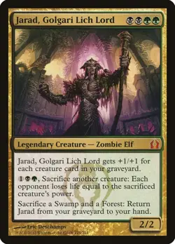 Jarad, Golgari Lich Lord 174 Return to Ravnica Magic: The Gathering Foil NM - Image 1