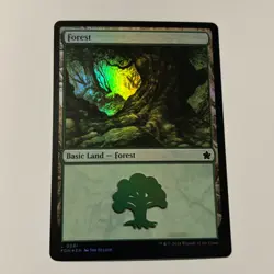 Forest 5 Promo Promo Pack: Core Set 2020 Magic: The Gathering Foil Near Mint - Image 1