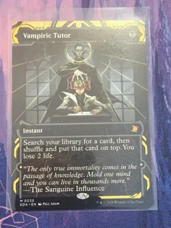 Vampiric Tutor Secrets of Strixhaven: Mystical Archive Regular - Image 1
