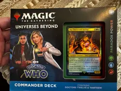 MTG Doctor Who Universes Beyond Commander Deck Set of 4 Sealed Magic - Image 2