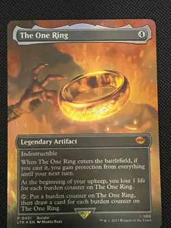 The One Ring Foil Borderless LTR MTG LP-NM - Image 1