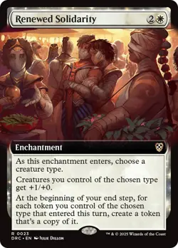 Renewed Solidarity (Extended Art) [Aetherdrift Commander] Near Mint - Image 1