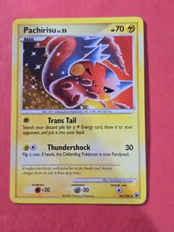 2008 Pokemon Diamond and Pearl Majestic Dawn #43 Pachirisu, UC, NF/H, cd5 - Image 1