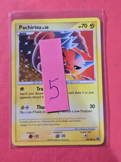 2008 Pokemon Diamond and Pearl Majestic Dawn #43 Pachirisu, UC, NF/H, cd5 - Image 3