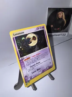 Lunatone 8/100 - Pokemon TCG - Sandstorm - Vintage Holo - Image 2