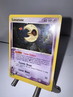Lunatone 8/100 - Pokemon TCG - Sandstorm - Vintage Holo - Image 3
