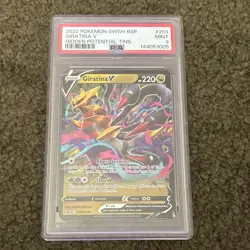 Pokemon TCG 2022 SWSH Sword & Shield Promo Giratina V SWSH259 Holo PSA 9 EN - Image 1