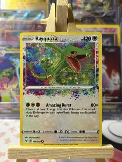 Pokemon TCG Card | Rayquaza 138/185 Vivid Voltage| Amazing Rare - Image 1