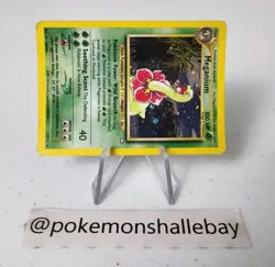 Meganium 11/111 - Neo Genesis *MP* Holo Rare Pokemon Card W/ SWIRL* - Image 4