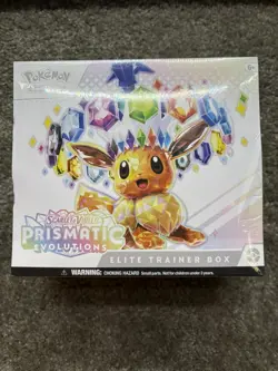 Pokemon TCG Prismatic Evolutions Elite Trainer Box English 2025 Eevee - Image 1