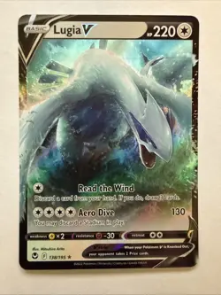 Pokemon TCG Lugia V 138/195 Silver Tempest - Image 1