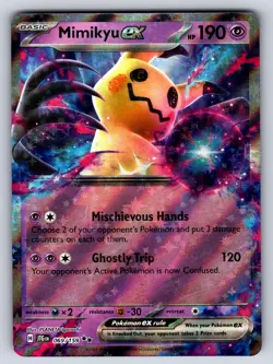Mimikyu ex 069/159 Holo Double Rare SV09: Journey Together Pokemon TCG NM - Image 1