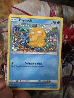 Pokemon Psyduck TCG #2/12 McDonald's Confetti Holo Promo 2018 MP - Image 2