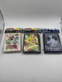 Pokemon World Championships 2023 Yokohama Japan Set Of 3 Sleeves Sealed - Image 1
