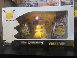 Pokemon TCG Celebrations Pikachu VMAX Premium Figure Collection - Image 1