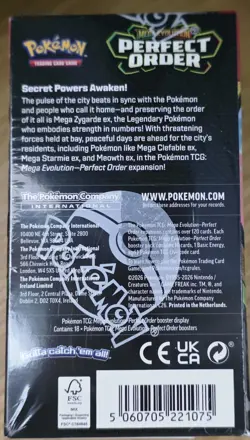New Pokemon TCG Mega Evalutions Perfect Order Expansion Pack 2026 - Image 5