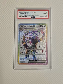 Pokemon TCG: Umbreon ex Sv Scarlet & Violet Promo Holo SVP176 PSA 9 English - Image 1