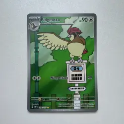 Pidgeotto 208/197 SV03 Obsidian Flames Illustration Rare Holo 90 HP English 2023 - Image 1