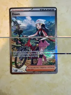 The Pokemon Company Dawn 129/094 Paldean Fates Trainer Supporter Full Art Holo - Image 1