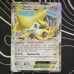 The Pokemon Company Jirachi EX Plasma Blast 60/101 Ultra Rare Holo 2013 90HP - Image 1