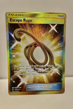 MINT/NM Pokemon TCG Escape Rope - Burning Shadows 163/147 Holo Secret Rare - Image 1