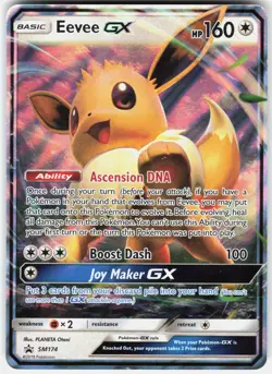 Pokemon Eevee GX - SM174 Holo Promo Sun & Moon Promo Pokemon Lightly Played - Image 1