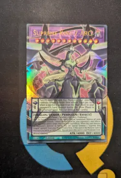 BLGG-EN141 Supreme King Z-ARC Extended Art Ultra Rare 1st Ed YuGiOh - Image 1