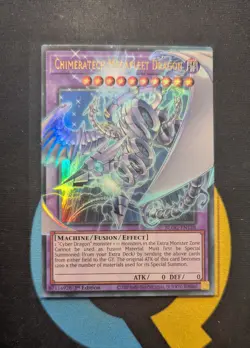 BLGG-EN138 Chimeratech Megafleet Dragon Extended Art Ultra Rare 1st Ed YuGiOh - Image 1