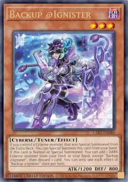 Backup @Ignister LART-EN080 - Ultra Rare - Near Mint Limited YuGiOh! TCG - Image 1