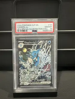 Pokemon TCG Scarlet and Violet Kingdra EX 131 Promo PSA 10 - Image 1