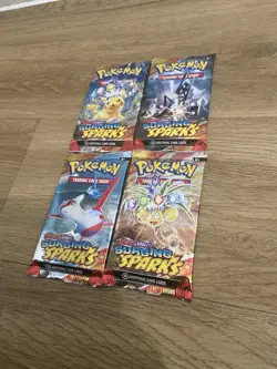 Pokemon Booster Pack - Surging Sparks x4 (Full Set) - Image 3