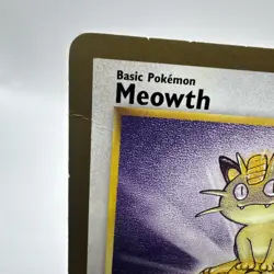 Pokemon TCG Jungle Meowth Gold Border Promo Fruit Roll Up 56/64 NM - Image 2