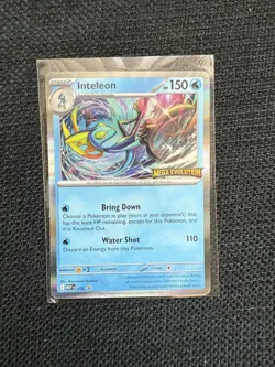 MINT Inteleon PRERELEASE STAMP Mega Set Pokemon TCG - Image 1