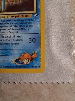 Misty's Tentacruel 010/132 Gym Heroes Holo 2000 WOTC Vintage Pokemon TCG - Image 5