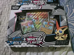 Pokemon TCG Black Bolt White Flare Victini Illustration & Poster Collection Lot - Image 3