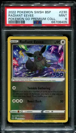Radiant Eevee - PSA 9 MINT - Pokemon GO SWSH230 - Image 1