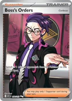 Pokemon Boss's Orders [Corbeau] - ME: Ascended Heroes (ASC) Holo 256/217 NM - Image 1