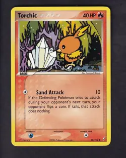 Torchic 66/100 Common Crystal Guardians Pokemon Near Mint - Image 1