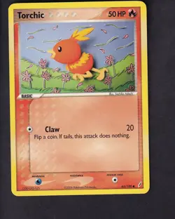Torchic 65/100 Common Crystal Guardians Pokemon Near Mint - Image 1